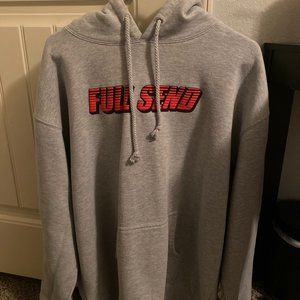Gray Full Send Hoodie XL NELK